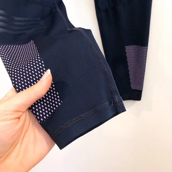 Lilybod Embellished Athletic Athleisure High Waist Black Leggings Women's M - Picture 4 of 10